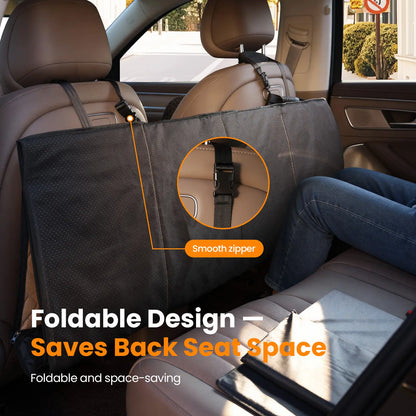【Tiktokshopstockup】 Waterproof Dog Car Seat Cover, Hard Bottom Back Seat Protector for Dogs, Anti-Slip, Easy to Clean, Mesh Window, Fits Most Vehicles Summervibes Petlovers